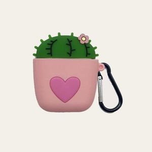 Flower Ball Cactus Potted Plant AirPods Case